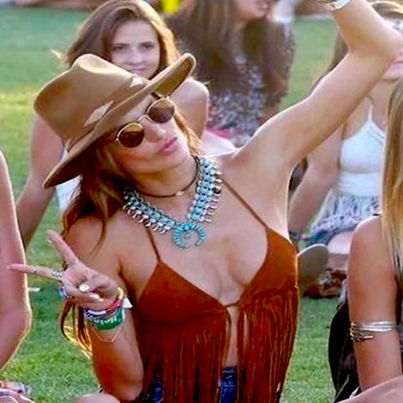 New Turquoise Squash Blossom Necklace - Picture 3 of 6